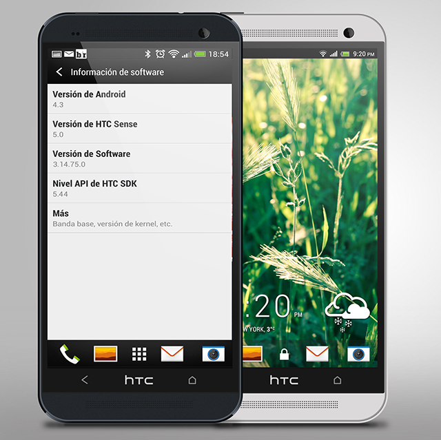 HTC One con Android 4.3